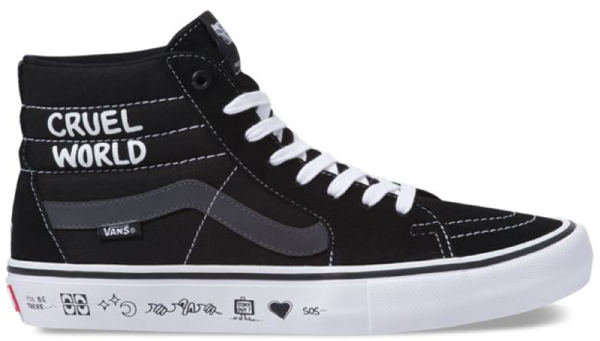 Pre-owned Vans Sk8-hi Cult Cruel World 