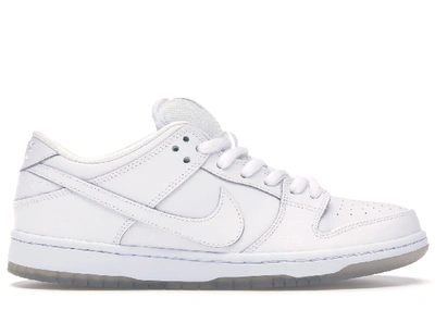 Pre-owned Nike Dunk Sb Low White Ice In White/light Base Grey-white |  ModeSens