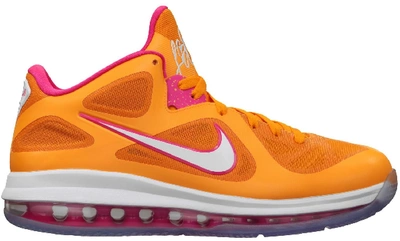 Pre-owned Nike  Lebron 9 Low Floridians In Vivid Orange/cherry