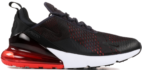 Pre-owned Nike Air Max 270 Oil Grey In Oil Grey/oil Grey-habanero  Red-black-white | ModeSens