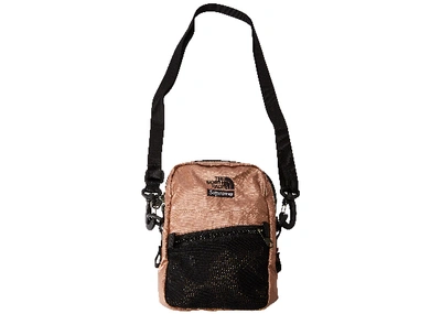 Supreme north face hot sale metallic shoulder bag