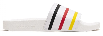 Pre-owned Adidas Originals  Adilette Slides In White