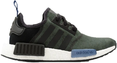 Pre-owned Adidas Originals Adidas Nmd R1 Black Suede (women's) In Core Black/core Black/lush Ink