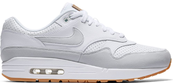 air max 1 white platinum gum