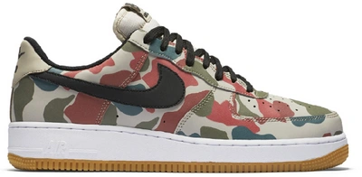 Pre-owned Nike Air Force 1 Low Reflective Duck Camo In  String/black-white-gum Light Brown | ModeSens