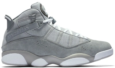 Pre-owned Jordan  6 Rings Cool Grey In Matte Silver/cool Grey-black-white