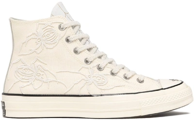 Pre-owned Converse Chuck Taylor All-star 70s Hi Dr. Woo White In  Egret/egret-black | ModeSens