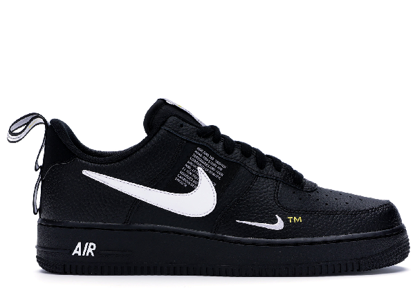air force 1 low black and white