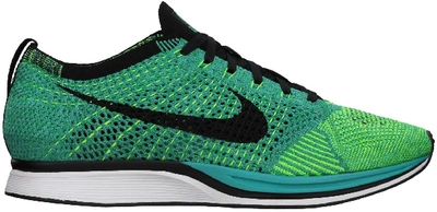 Pre-owned Nike Flyknit Racer Sport Turquoise Lucid Green In Sport  Turquoise/black-lucid Green | ModeSens