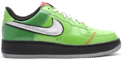 Pre-owned Nike  Air Force 1 Low Frankenstein In Green Bean/met Silver-grss-black
