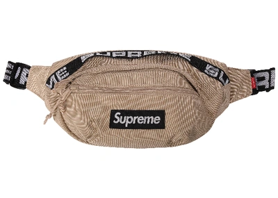 Pre-owned Supreme Waist Bag (ss18) Tan