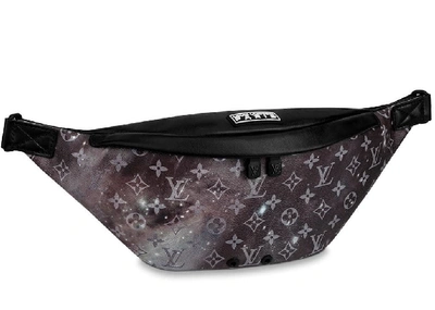 Pre-owned Louis Vuitton Discovery Bumbag Monogram Galaxy Black Multicolor