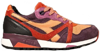 Pre-owned Diadora N9000 Extra Butter Giallo In Red Lollipop