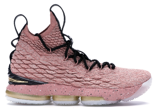 lebron 15 pink gold