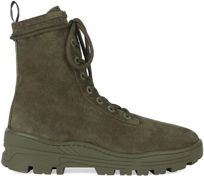 Pre-owned Yeezy Thick Suede Combat Boot Military (season 6)