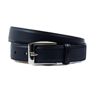 Pre-owned Gucci Belt 1.25 Width Navy