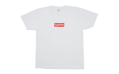 Pre-owned Supreme 20th Anniversary Box Logo Tee White | ModeSens