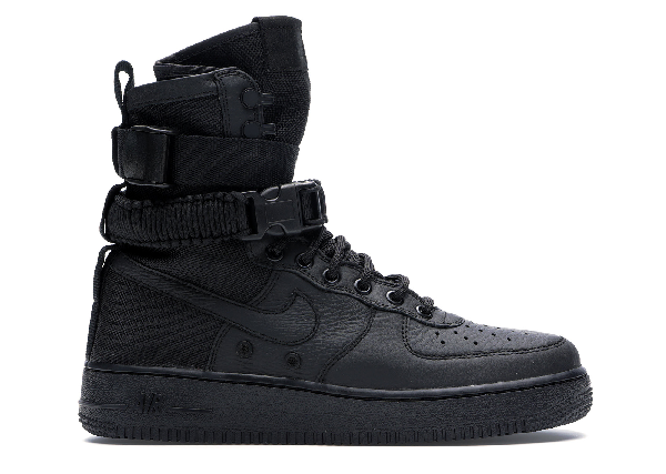 nike sf air force 1 high black and white
