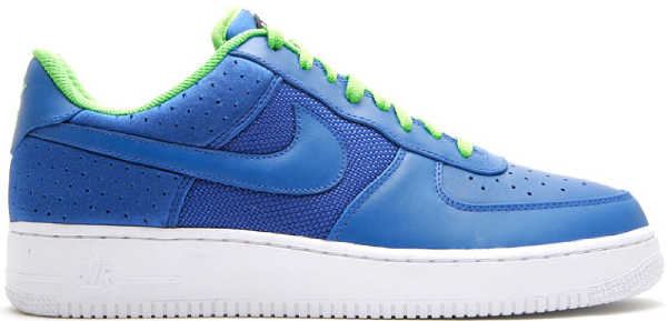 Pre-owned Air Force 1 Low Huarache Blue Green In Varsity Royal/varsity Royal-mine Green-white Pre-owned Air Force 1 Low Huarache Blue Green In Varsity Royal/varsity Royal-mine Green-white