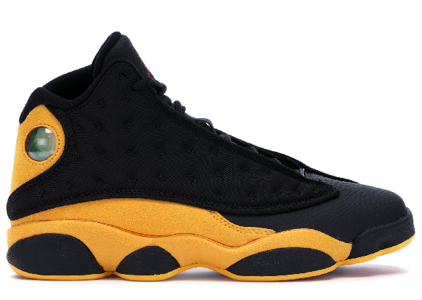 jordan 13 black university gold