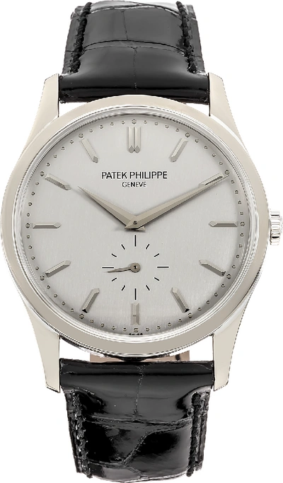 Pre-owned Patek Philippe Calatrava 5196g In White Gold