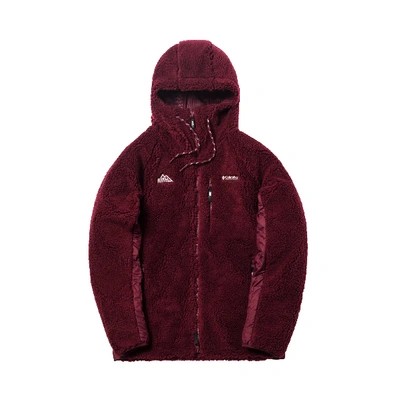 Pre-owned Kith X Columbia High Pile Full Zip Jacket Chianti | ModeSens