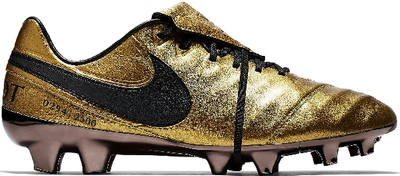 Pre-owned Nike Tiempo Legend Vi Se Fg Totti X Roma In Metallic Gold/team  Crimson-black | ModeSens