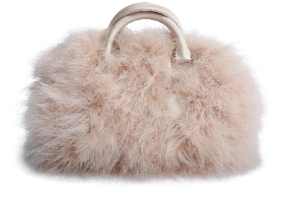 Pre-owned Louis Vuitton Speedy Ostrich Feather (without Accessories) 30 Beige