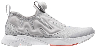 Pre-owned Reebok  Pump Supreme Hoodie Zinc In Zinc/white-china Red-awesome Blue