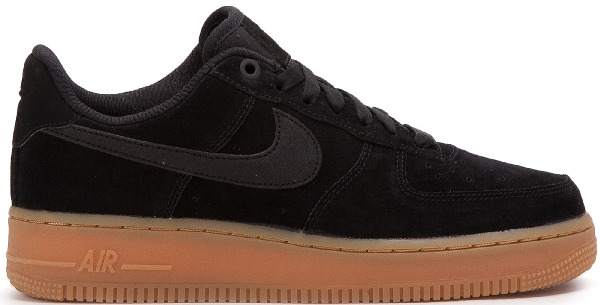 air force low black gum