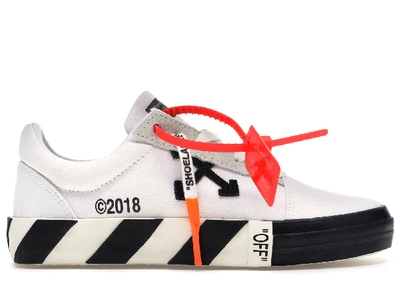 Pre-owned Off-white  Vulc Low White In White/black