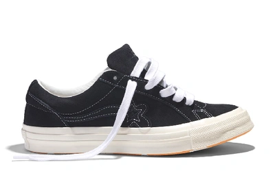 knap stamme ved godt Pre-owned Converse One Star Ox Tyler The Creator Golf Le Fleur Mono Black  In Black/white | ModeSens