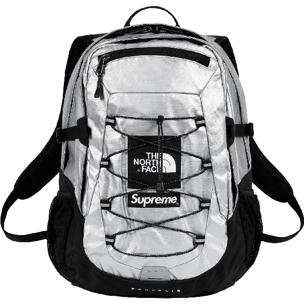 supreme north face metallic
