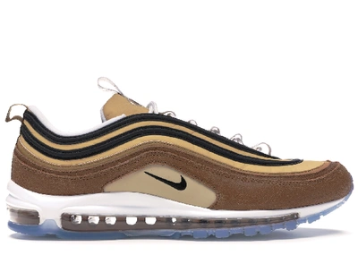 Pre-owned Nike  Air Max 97 Shipping Box Ale Brown In Ale Brown/black-elemental Gold