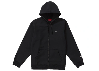 Pre-owned Supreme  Windstopper Zip Up Hooded Sweatshirt Black