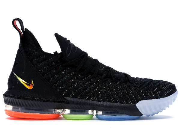 lebron 16 black metallic silver