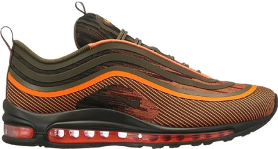 Pre-owned Nike  Air Max 97 Ultra 17 Total Orange Sequoia In Total Orange/sequoia-medium Olive