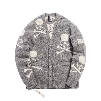 Pre-owned Kith  X Mastermind World Knit Cardigan Turtle Dove