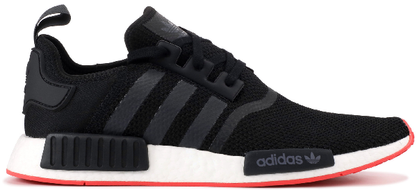 Pre-Owned Adidas Originals Adidas Nmd R1 Core Black Trace Scarlet In Core  Black/carbon/trace Scarlet | ModeSens