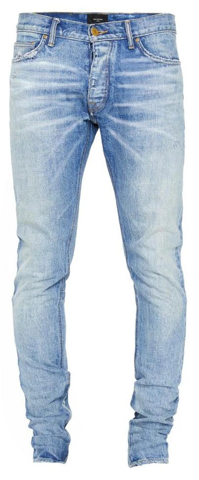 FEAR OF GOD Pre-owned  Vintage Wash Selvedge Denim Jeans Indigo