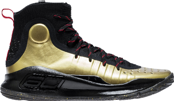 curry 4 black and gold