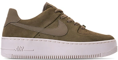 Pre-owned Nike Air Force 1 Sage Low Trooper (women's) In Trooper/trooper-phantom