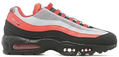 Pre-owned Nike  Air Max 95 Jd Sports Liverpool Fc In Black/university Red-wolf Grey-island Green