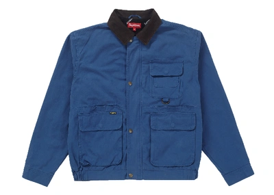 Pre-owned Supreme Field Jacket Blue | ModeSens