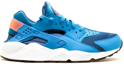 Pre-owned Nike Air Huarache Gym Blue Photo Blue In Gym Blue/pht Bl-brght Mng-wht