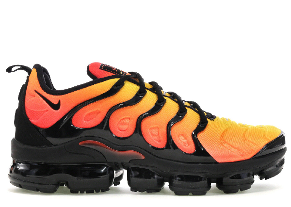 nike air vapormax plus black orange crimson