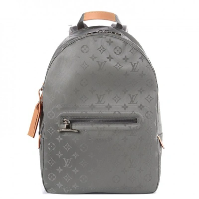 Louis Vuitton Silver Titanium Monogram Backpack – Savonches