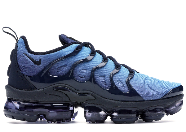 nike vapormax plus blue and black