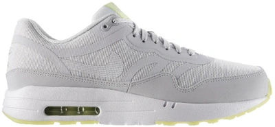 Pre-owned Nike  Air Max 1 Tape Glow In The Dark In White/geyser Grey-lab Green