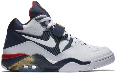 Pre-owned Nike Air Force 180 Olympic (2016) In White/midnight Navy-metallic Gold-varsity Red